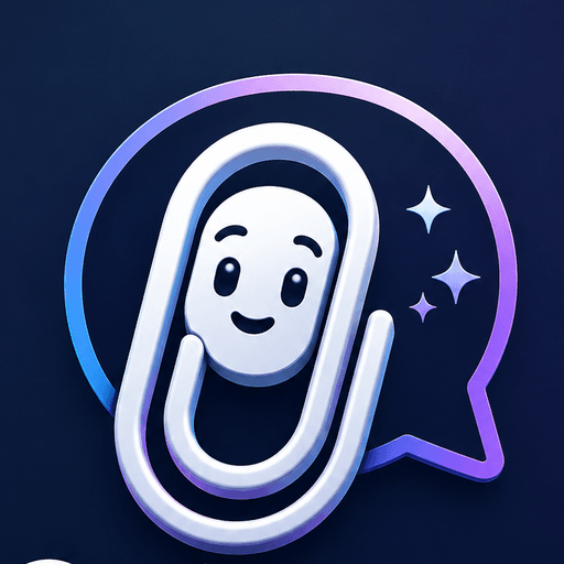 QuippyAI paperclip assistant icon